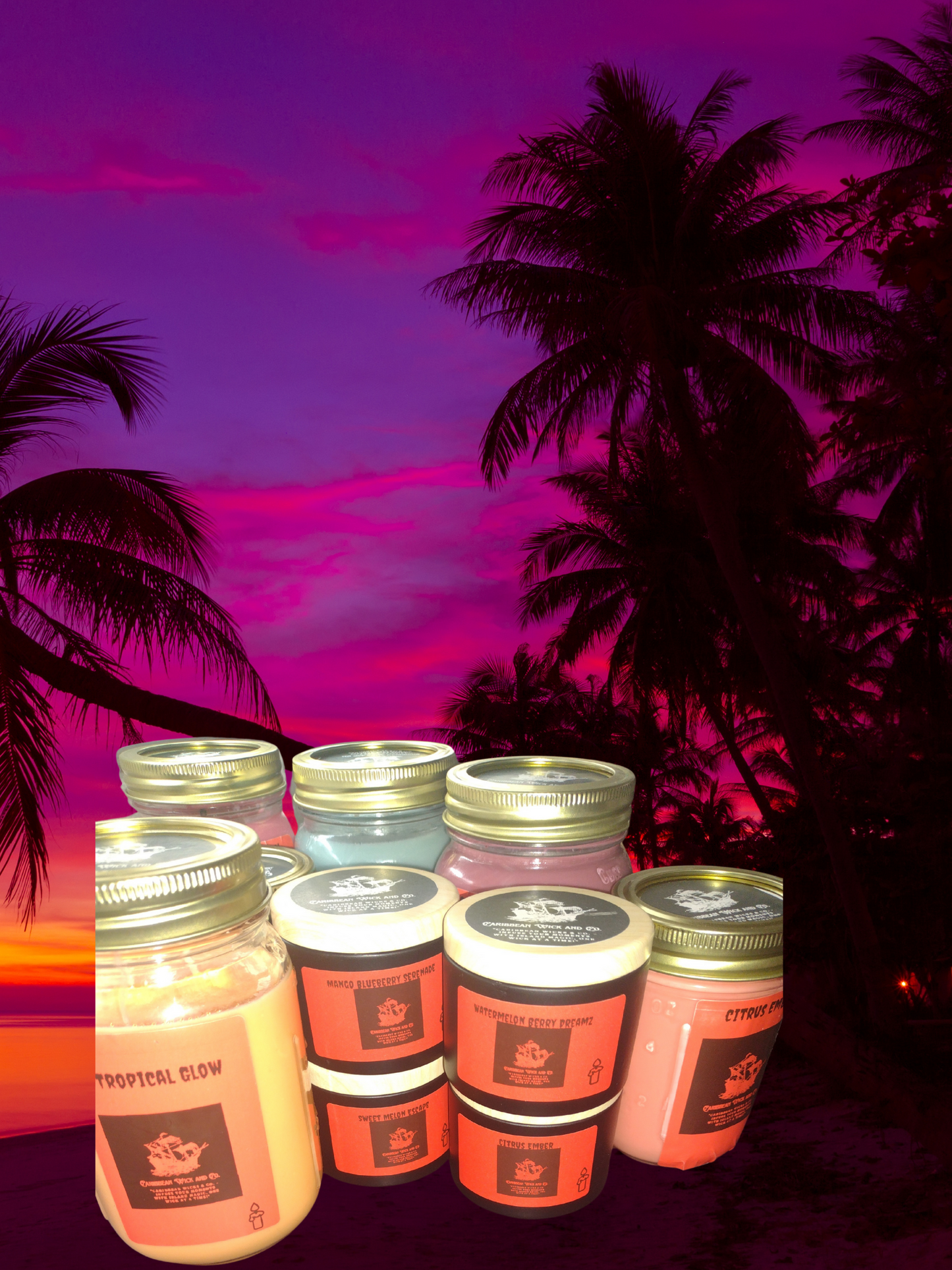 Tropical Glow "4 oz" Candle