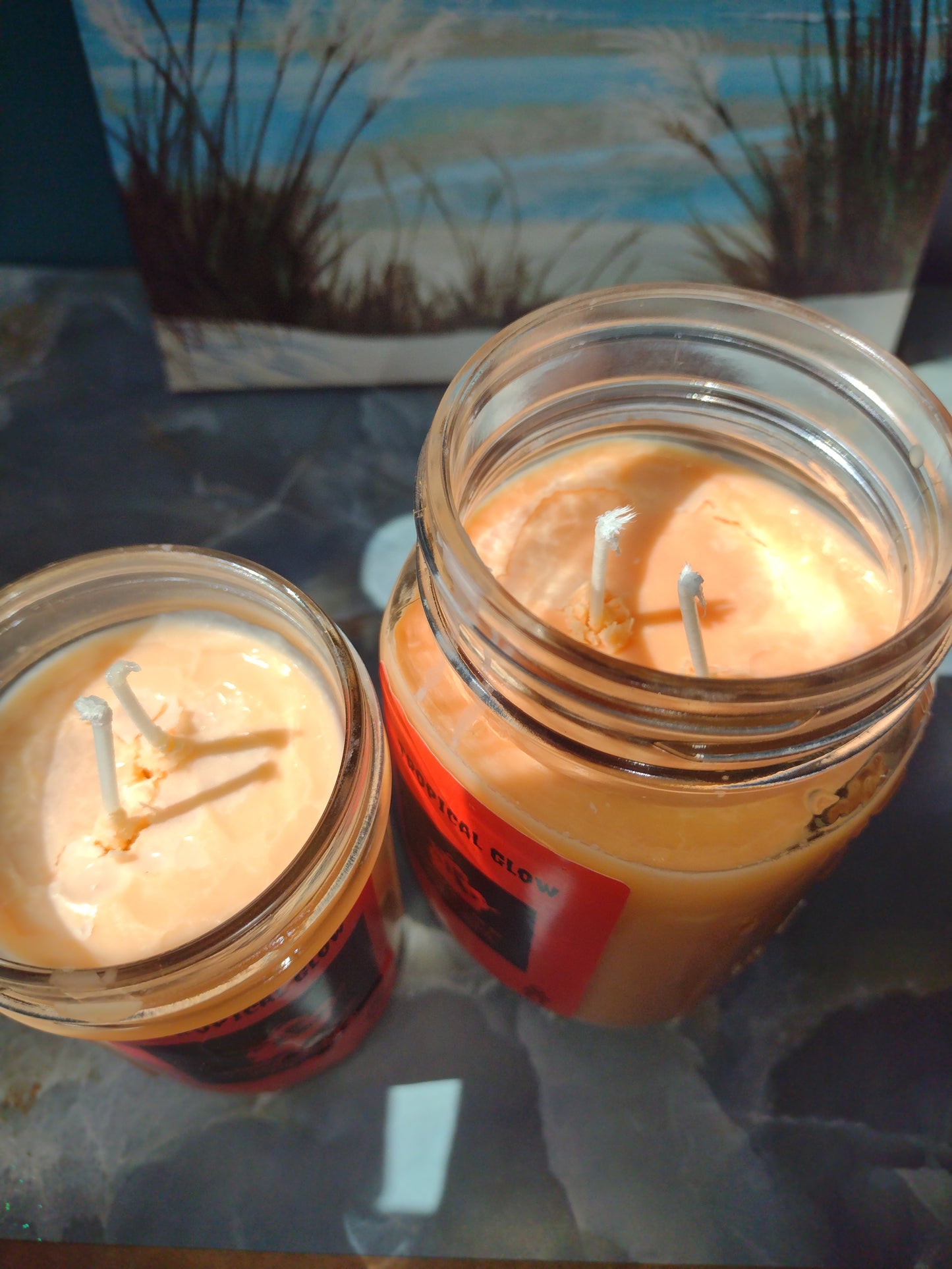 Tropical Glow 8 oz glass candle
